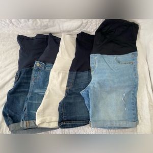 Maternity Jean/Denim Shorts LOT